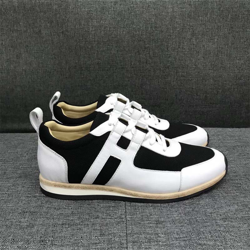 Hermes Men Partner Sneaker Shoes Black - image 5