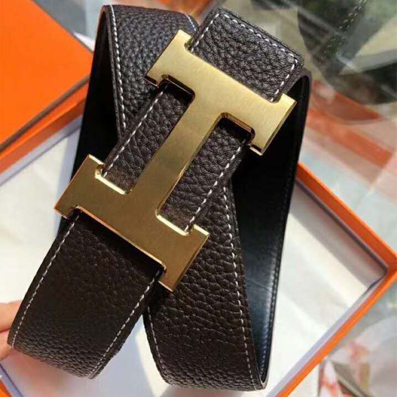 Hermes Men Quizz Buckle & Reversible Leather Strap 32 mm - image 5