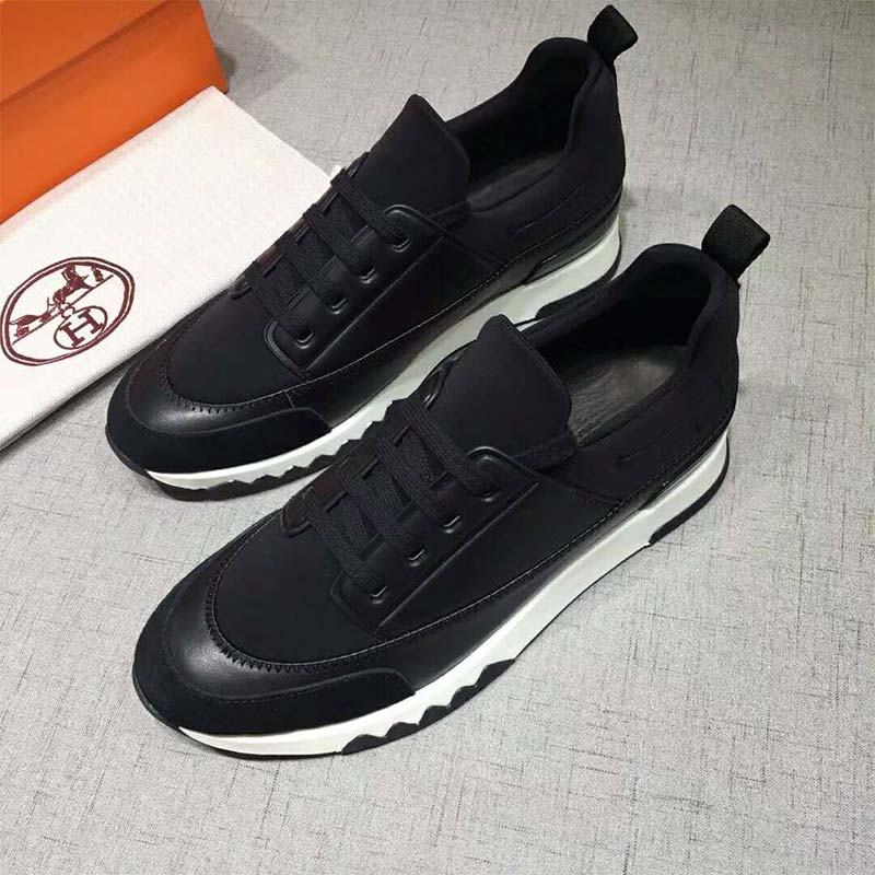 Hermes Men Shoes Stadium Sneaker-Black - image 4