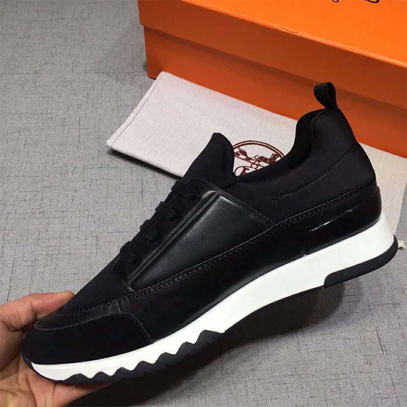 Hermes Men Shoes Stadium Sneaker-Black - image 6