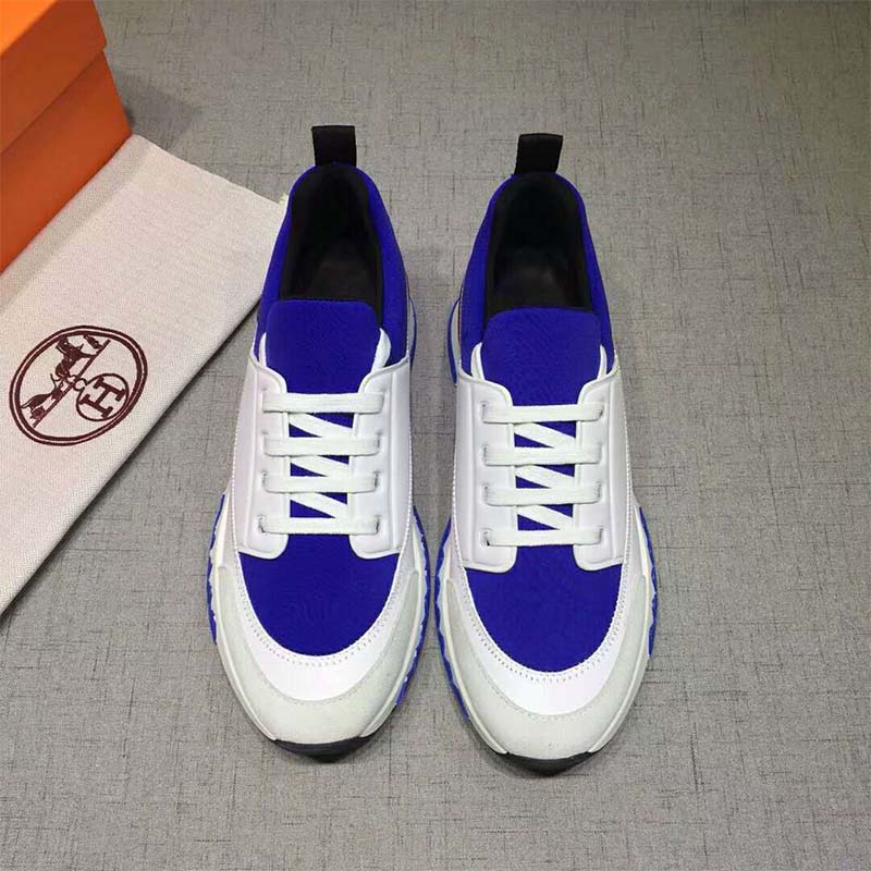 Hermes Men Shoes Stadium Sneaker-White - image 6