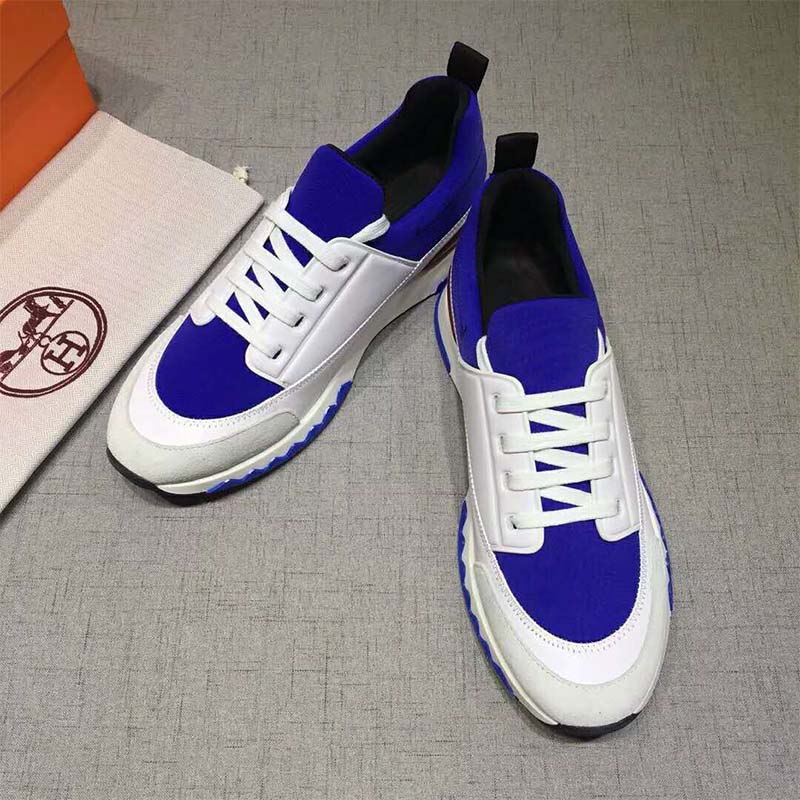 Hermes Men Shoes Stadium Sneaker-White - image 4