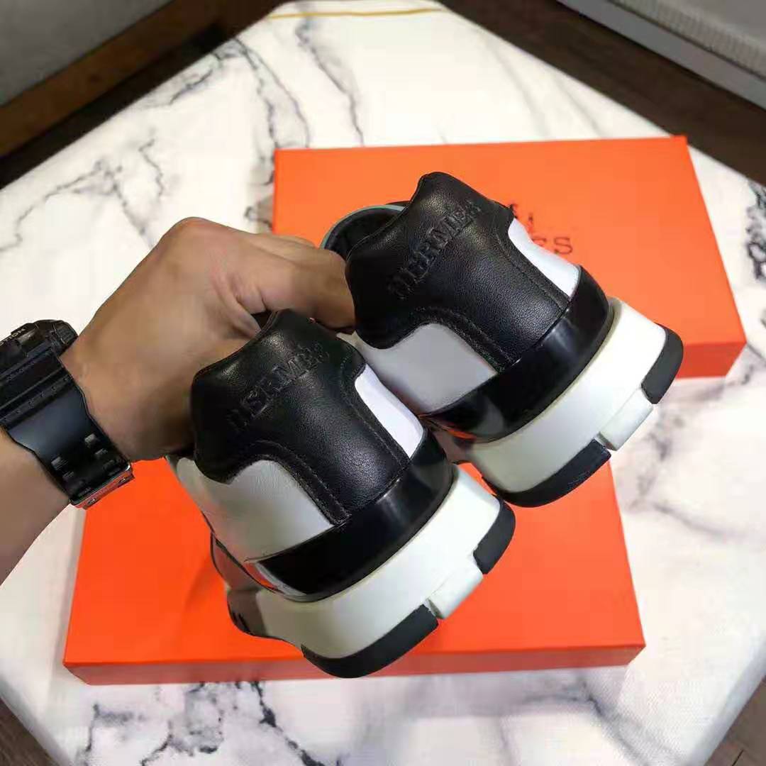 Hermes Men Trail sneaker in Calfskin-Blue - image 7
