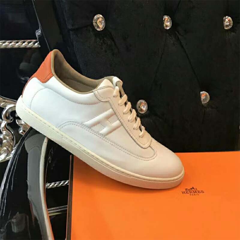 Hermes Unisex Shoes Quicker Sneaker-White - image 6
