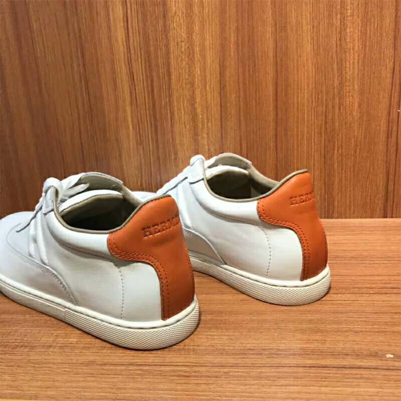 Hermes Unisex Shoes Quicker Sneaker-White - image 4