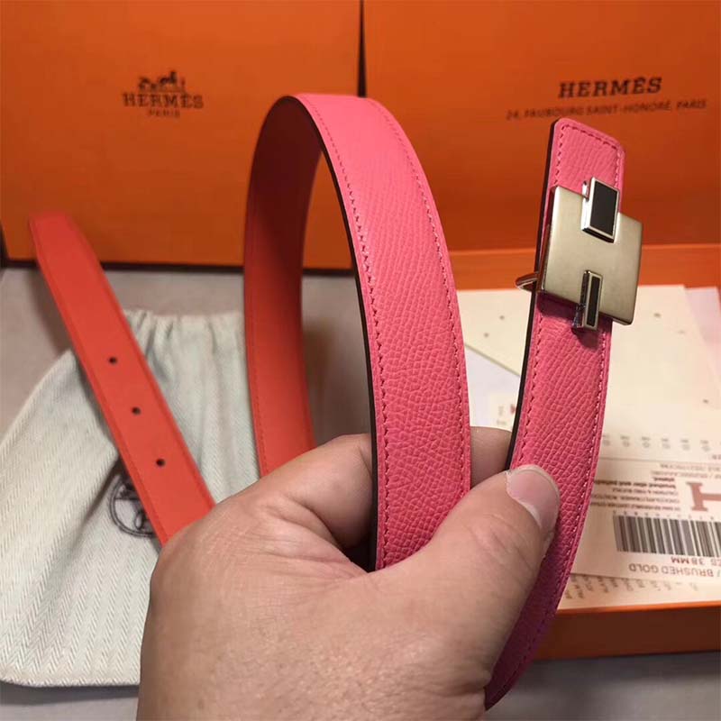 Hermes Women Eileen Buckle & Reversible Leather Strap 24 mm - image 6