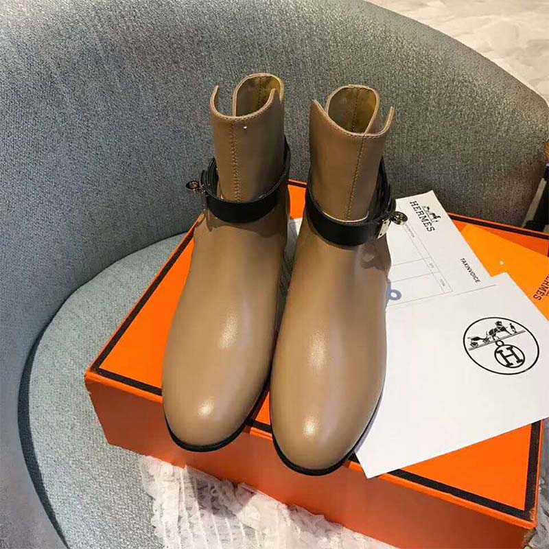 Hermes Women Shoes Neo Ankle Boot-Brown - image 4