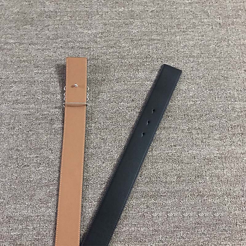 Loewe Men Anagram Belt 3.2Cm Black/Tan/Palladium - image 4