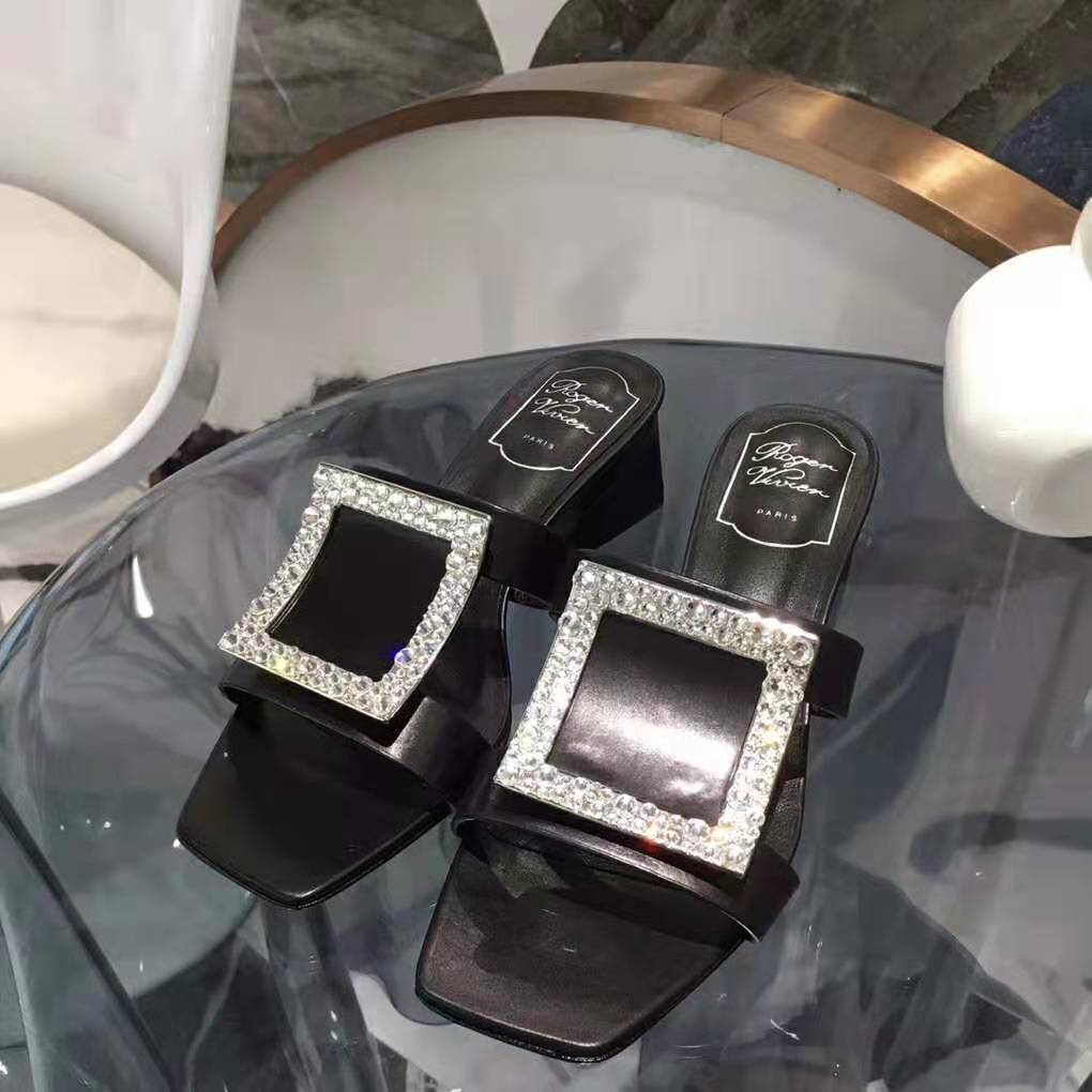 Roger Vivier Women Bikiviv’ Strass Mules-Black - image 7