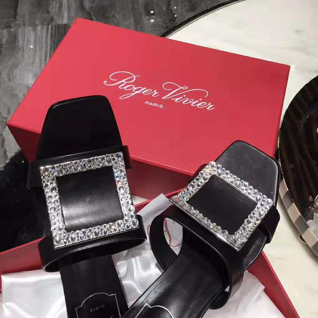 Roger Vivier Women Bikiviv’ Strass Mules-Black - image 9