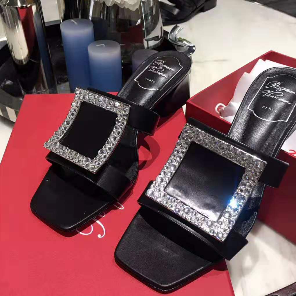 Roger Vivier Women Bikiviv’ Strass Mules-Black - image 4