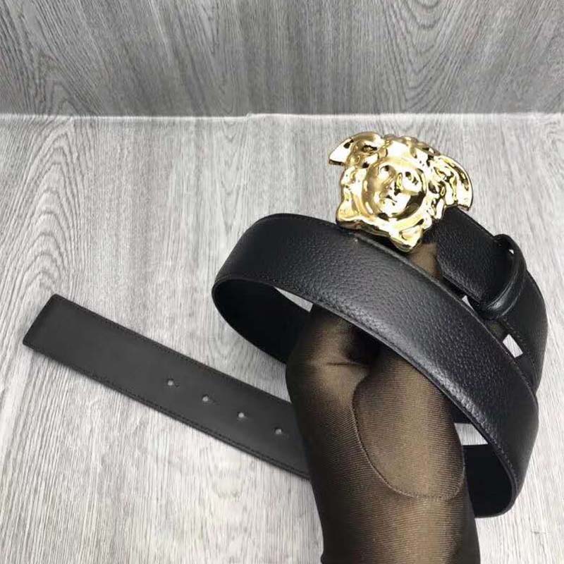 Versace Men Palazzo Belt with Medusa Buckle - image 7