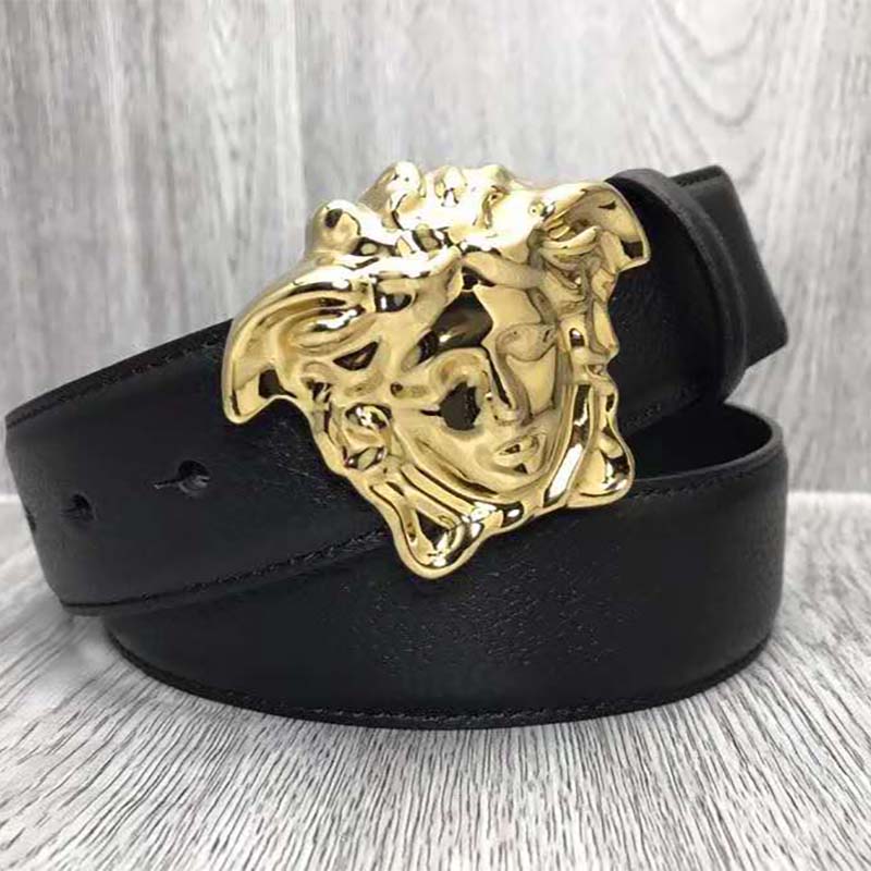 Versace Men Palazzo Belt with Medusa Buckle - image 6