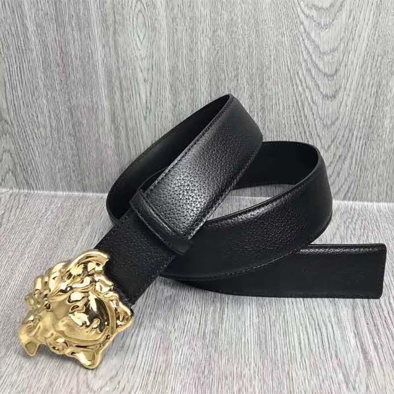Versace Men Palazzo Belt with Medusa Buckle - image 8
