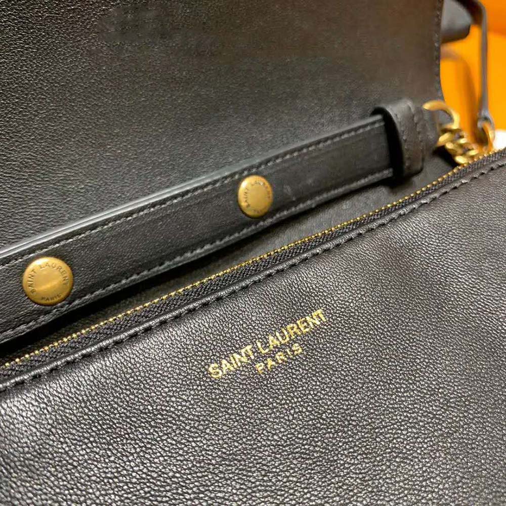 Saint Laurent YSL Women Angie Chain Bag Diamond-Quilted Lambskin-Black - image 12