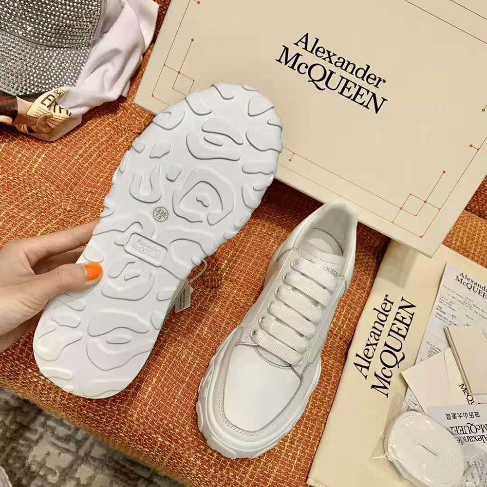 Alexander Mcqueen Women Court Trainer-White - image 9