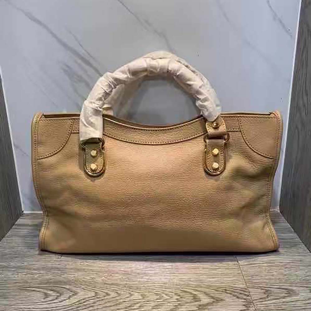 Balenciaga Women Classic Metallic Edge City S Goatskin Hand Carry Bag - image 5
