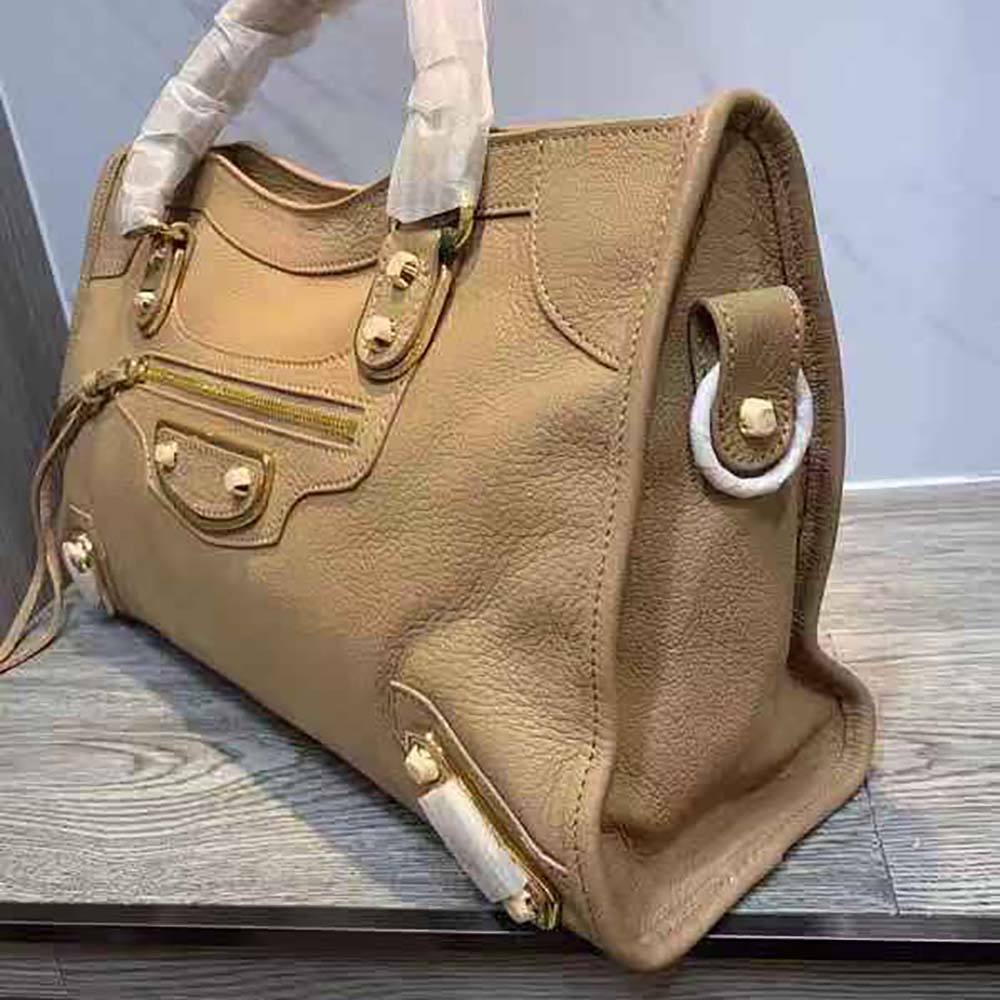 Balenciaga Women Classic Metallic Edge City S Goatskin Hand Carry Bag - image 6