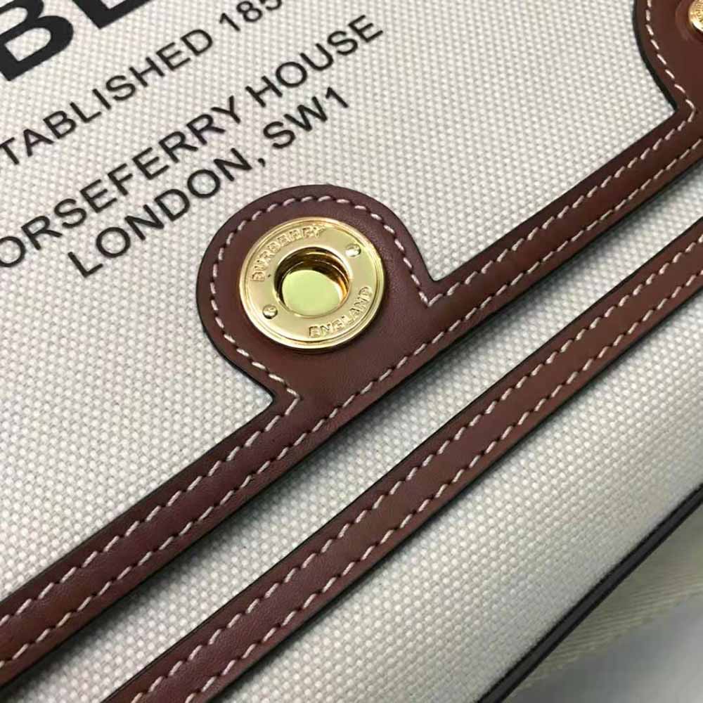 Burberry Women Horseferry Print Canvas Note Crossbody Bag - image 10