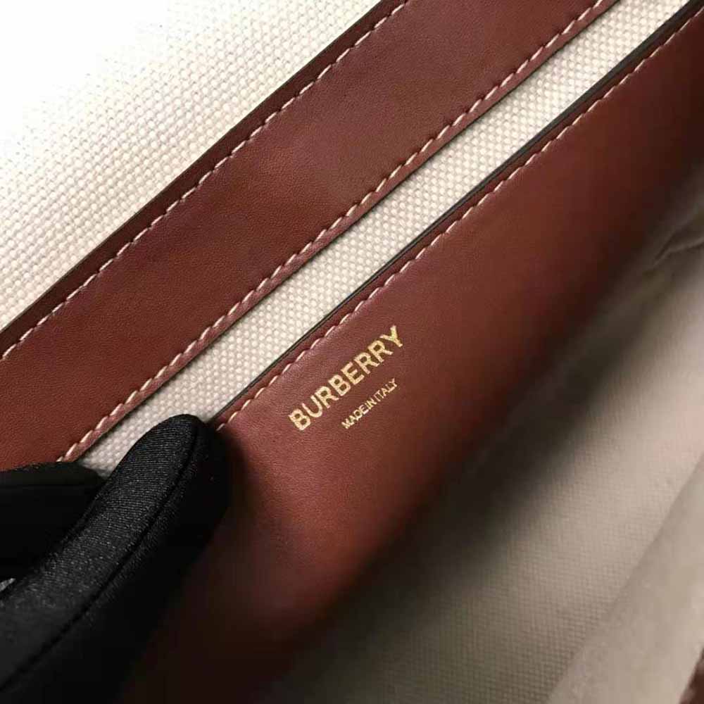 Burberry Women Horseferry Print Canvas Note Crossbody Bag - image 9