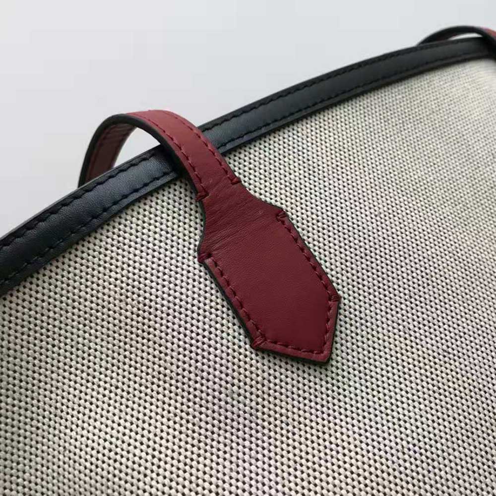 Burberry Women Large Logo Graphic Cotton Canvas Society Tote - image 11