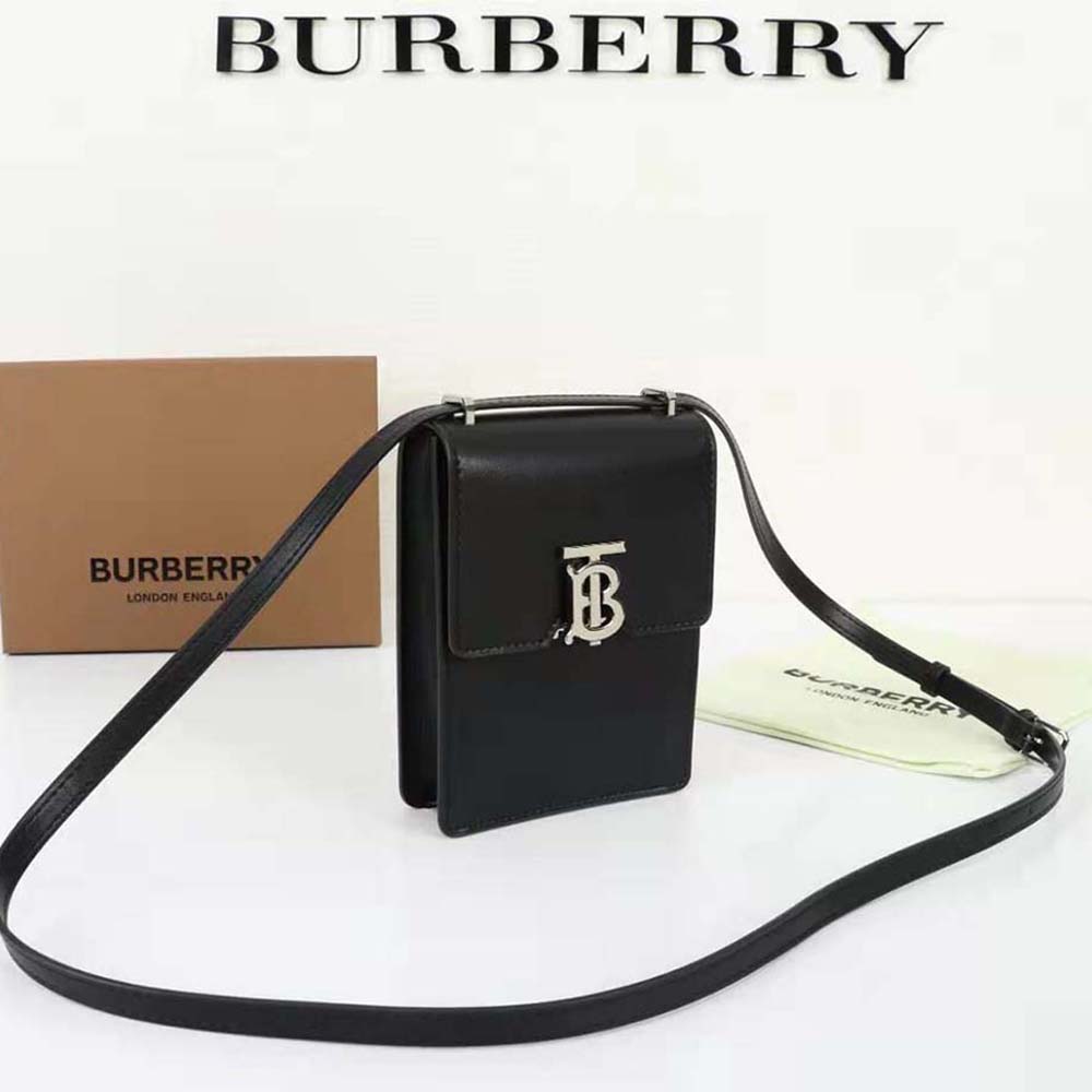 Burberry Women Leather Robin Bag-Black - image 4