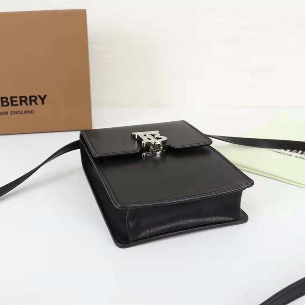 Burberry Women Leather Robin Bag-Black - image 5