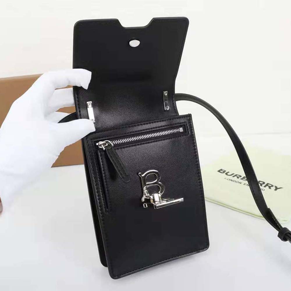 Burberry Women Leather Robin Bag-Black - image 6