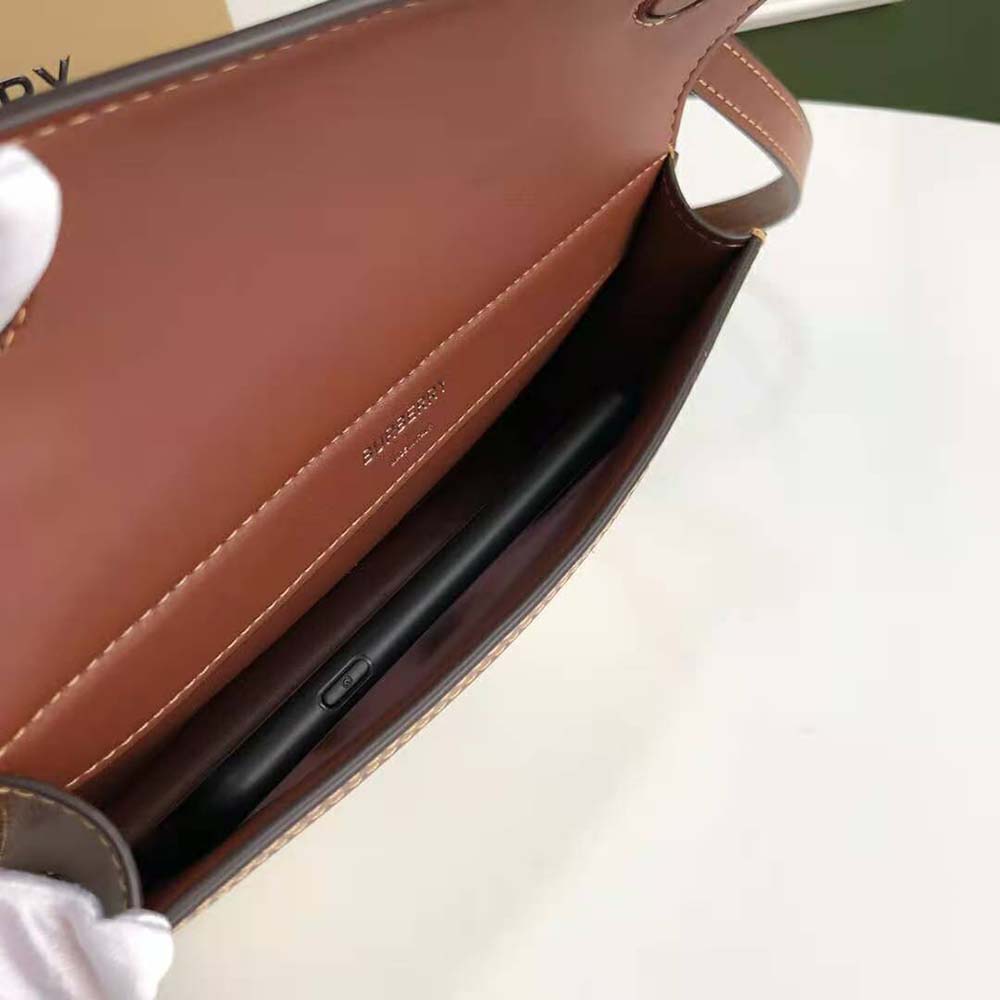 Burberry Women Mini Horseferry Print Title Bag with Pocket Detail - image 9