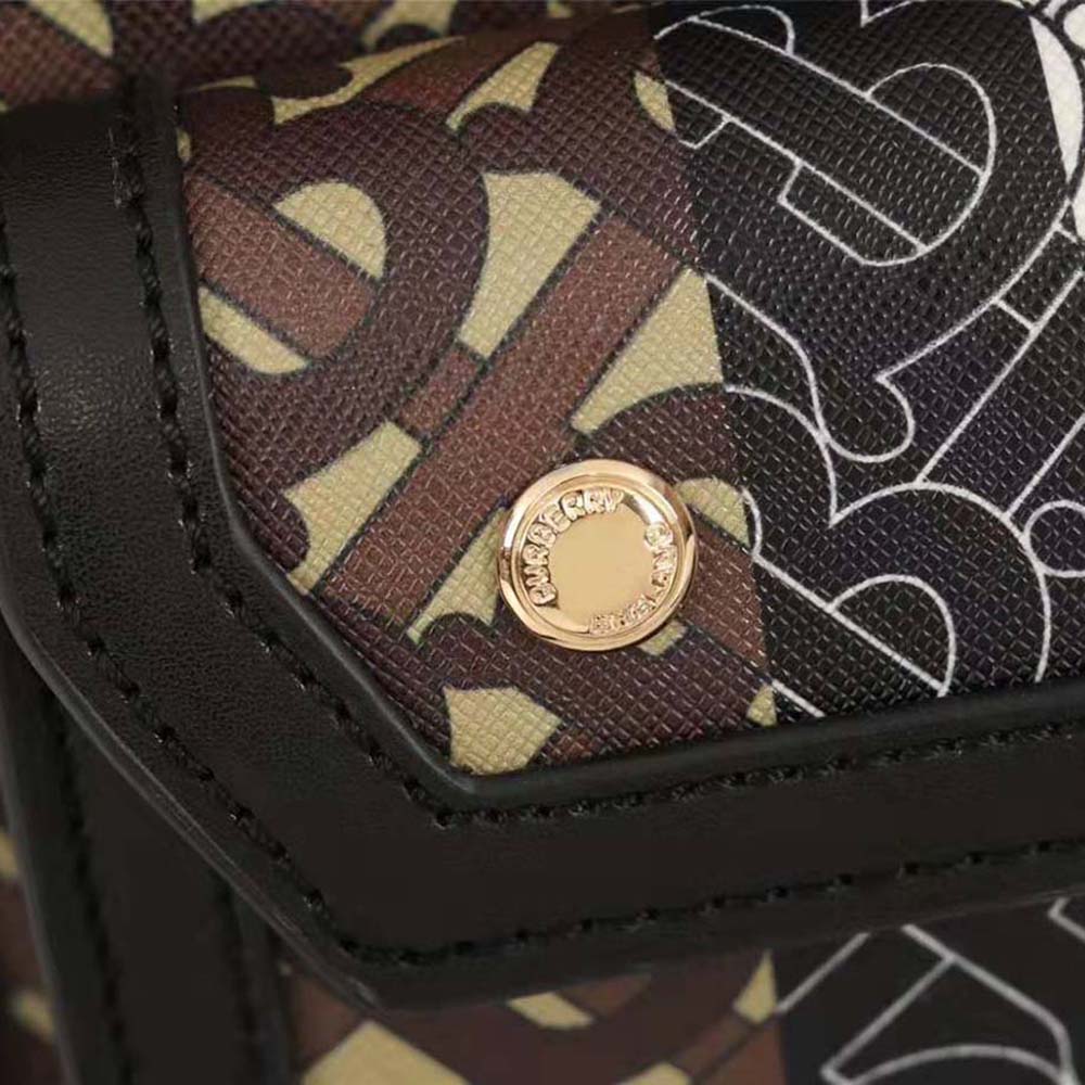 Burberry Women Mini Monogram Stripe E-canvas Pocket Bag - image 7