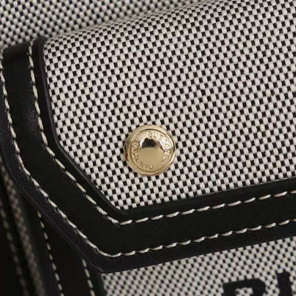 Burberry Women Mini Tri-tone Canvas and Leather Pocket Bag - image 8