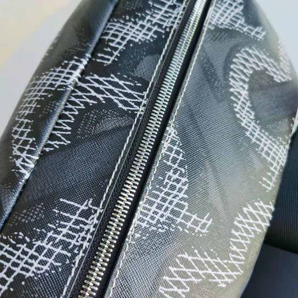 Burberry Women Monogram Print E-canvas Sonny Bum Bag-Black - image 7