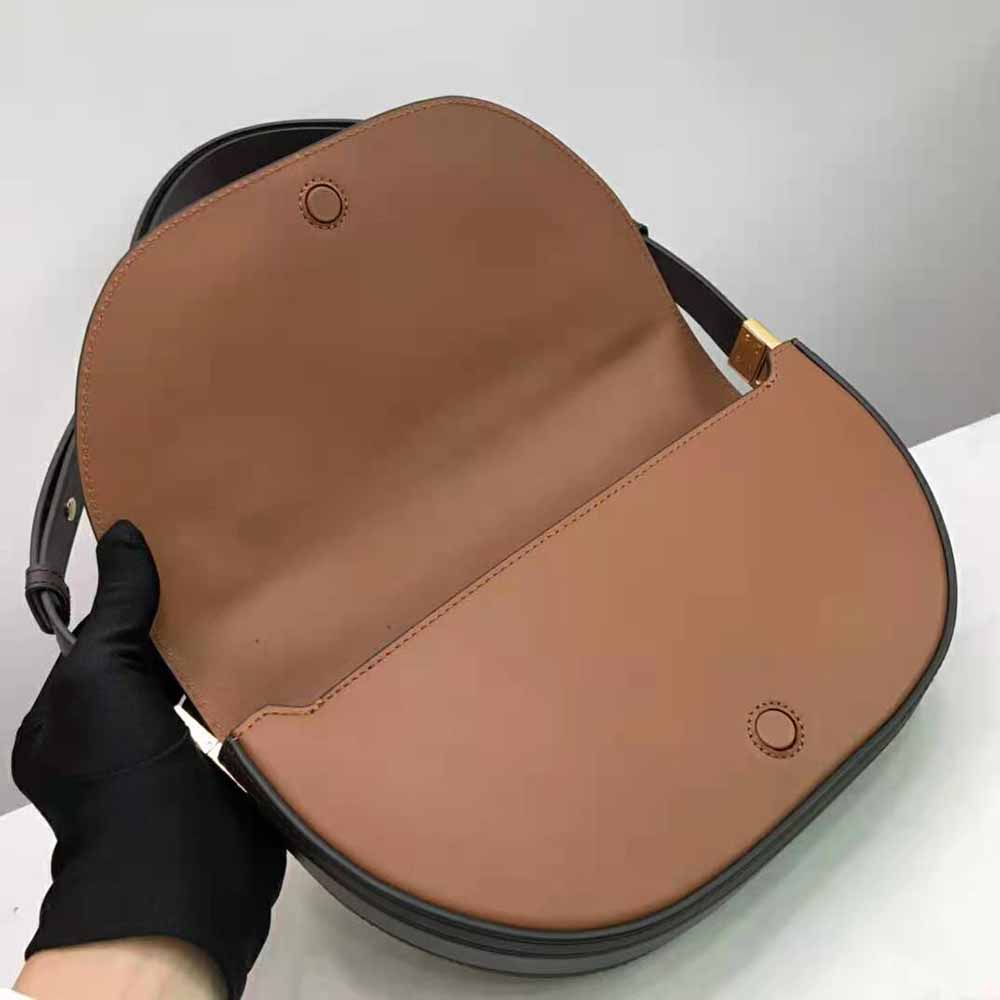Burberry Women Small Leather Olympia Shoulder Bag-Brown - image 5