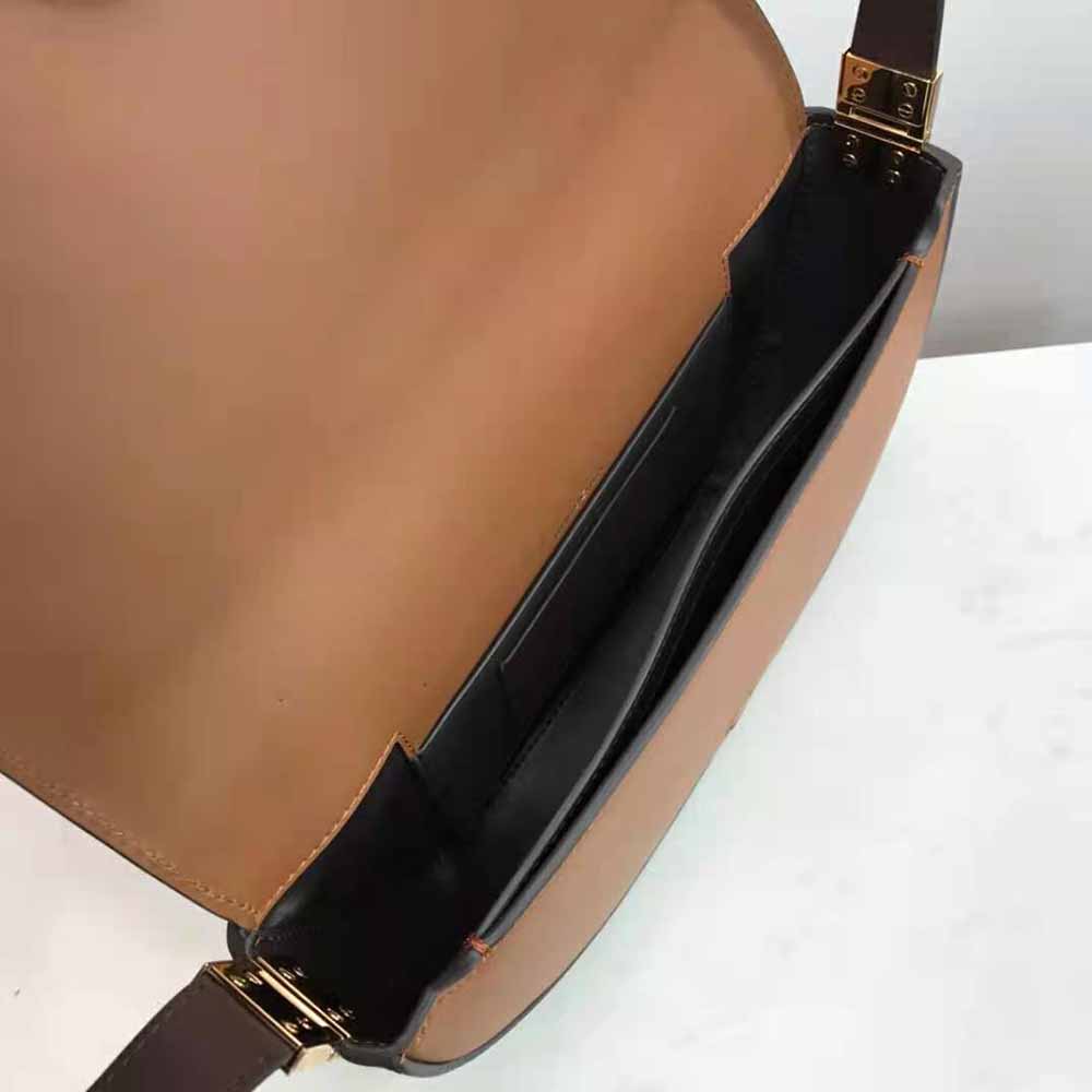 Burberry Women Small Leather Olympia Shoulder Bag-Brown - image 9