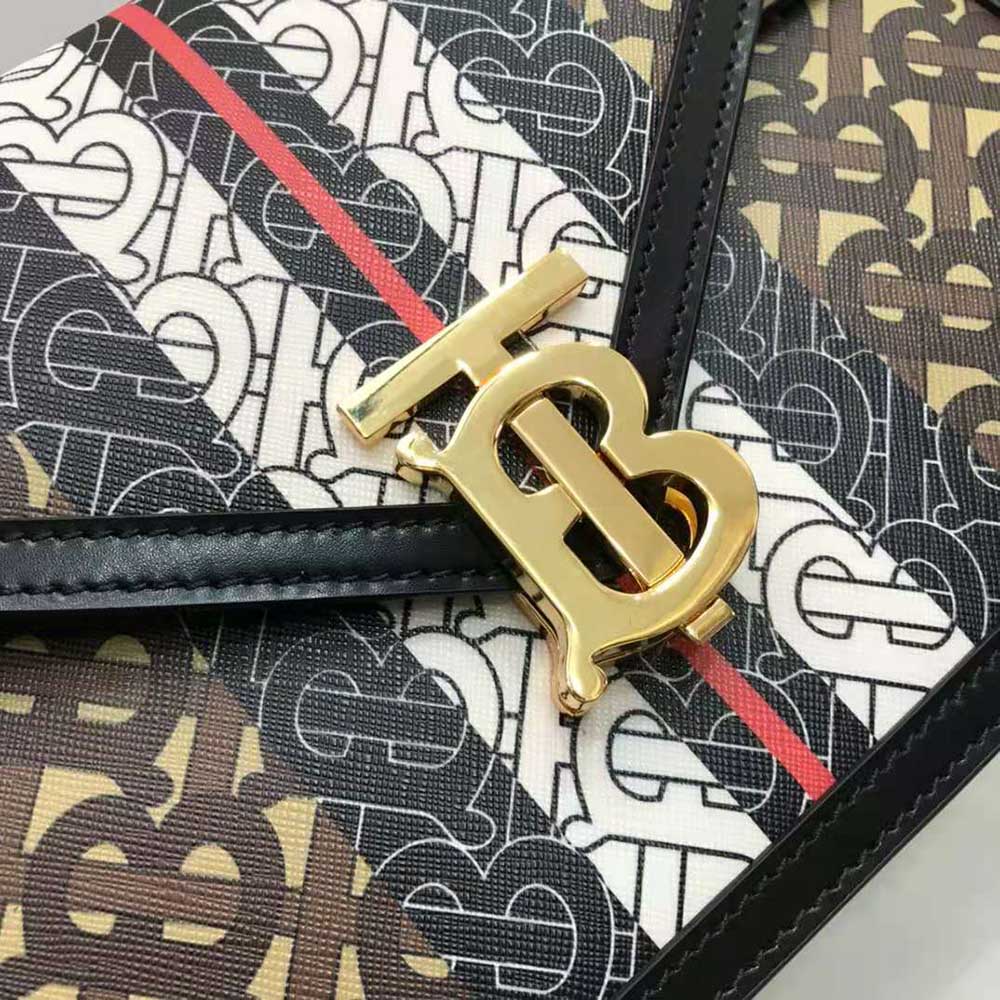 Burberry Women Small Monogram Stripe E-canvas TB Envelope Clutch - image 10