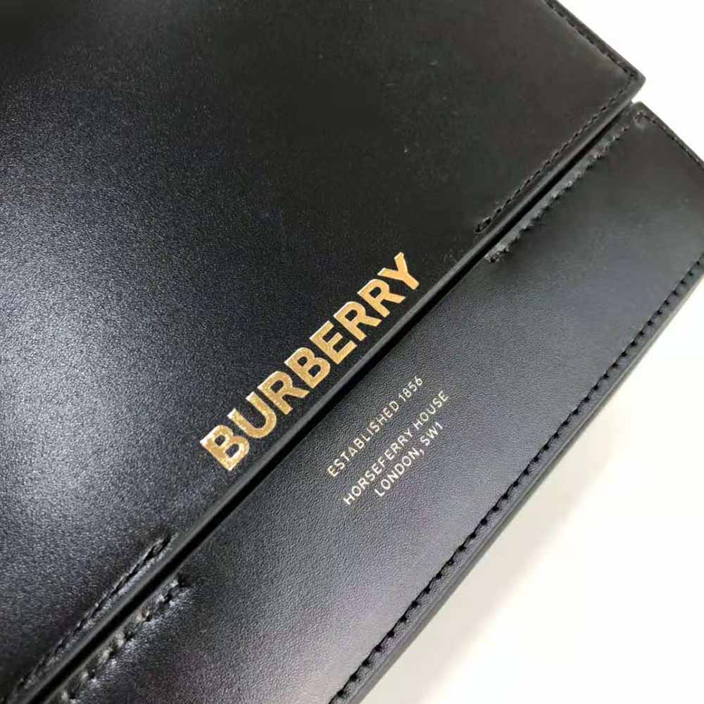 Burberry Women Small Two-tone Leather Grace Bag-Black - image 7
