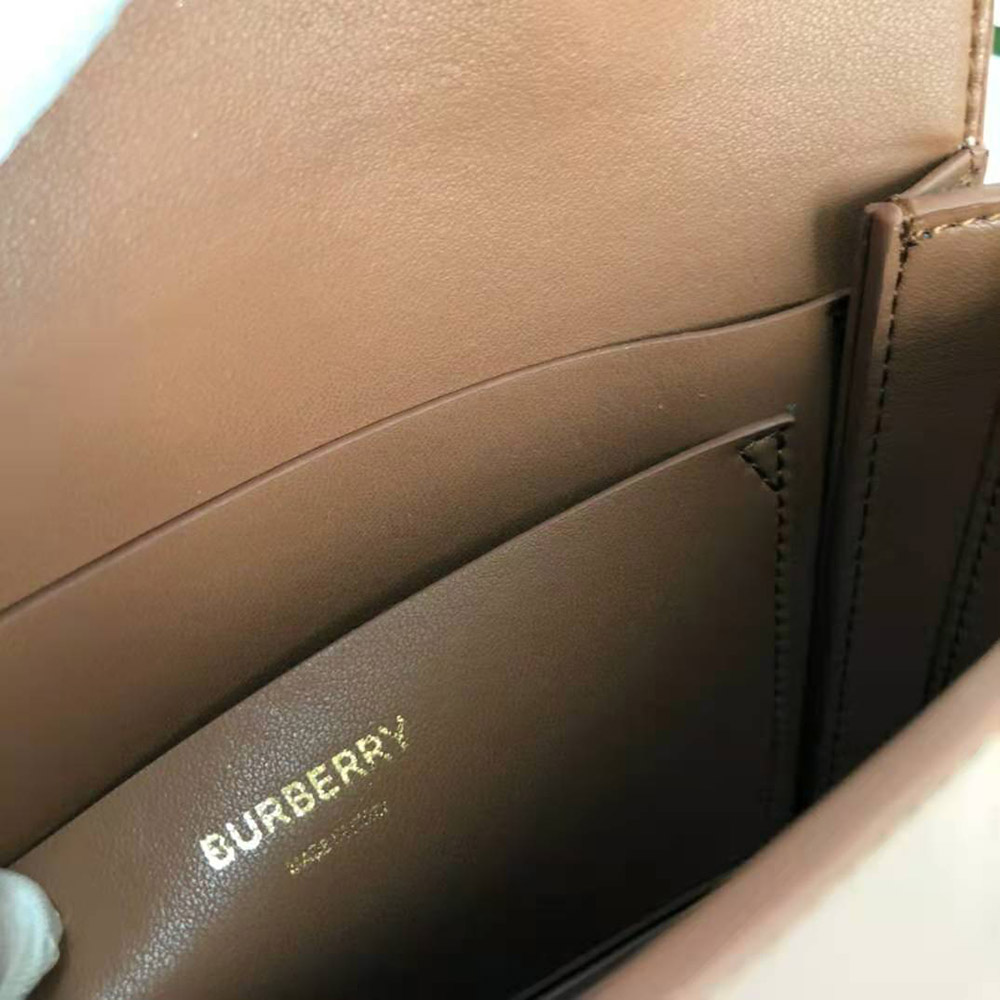 Burberry Women Small Two-tone Leather Grace Bag-Brown - image 9