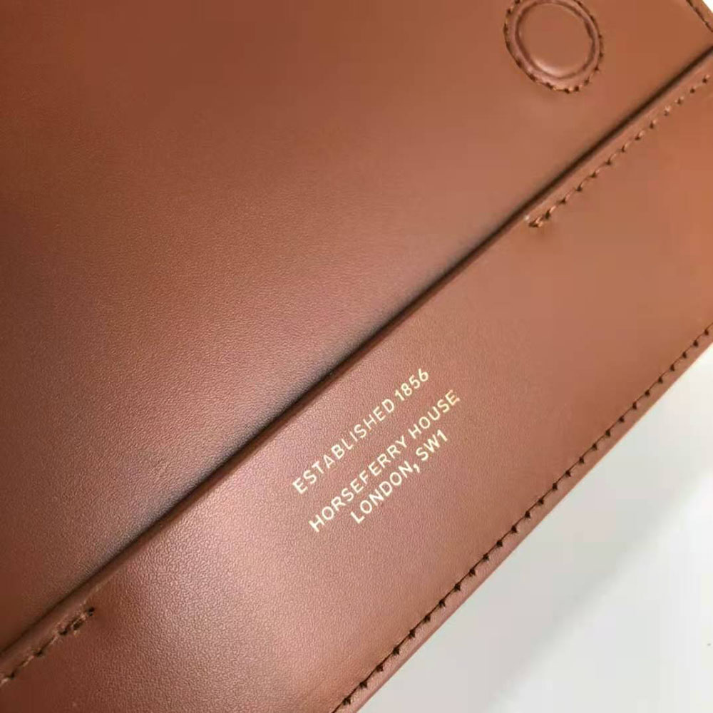 Burberry Women Small Two-tone Leather Grace Bag-Brown - image 7