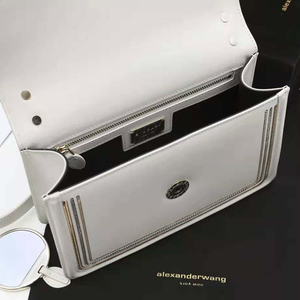 Bvlgari Women Serpenti Diamond Blast Shoulder Bag-White - image 7