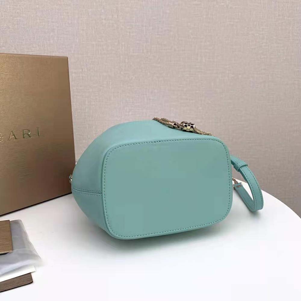 Bvlgari Women Serpenti Forever Bucket Bag-Aqua - image 5