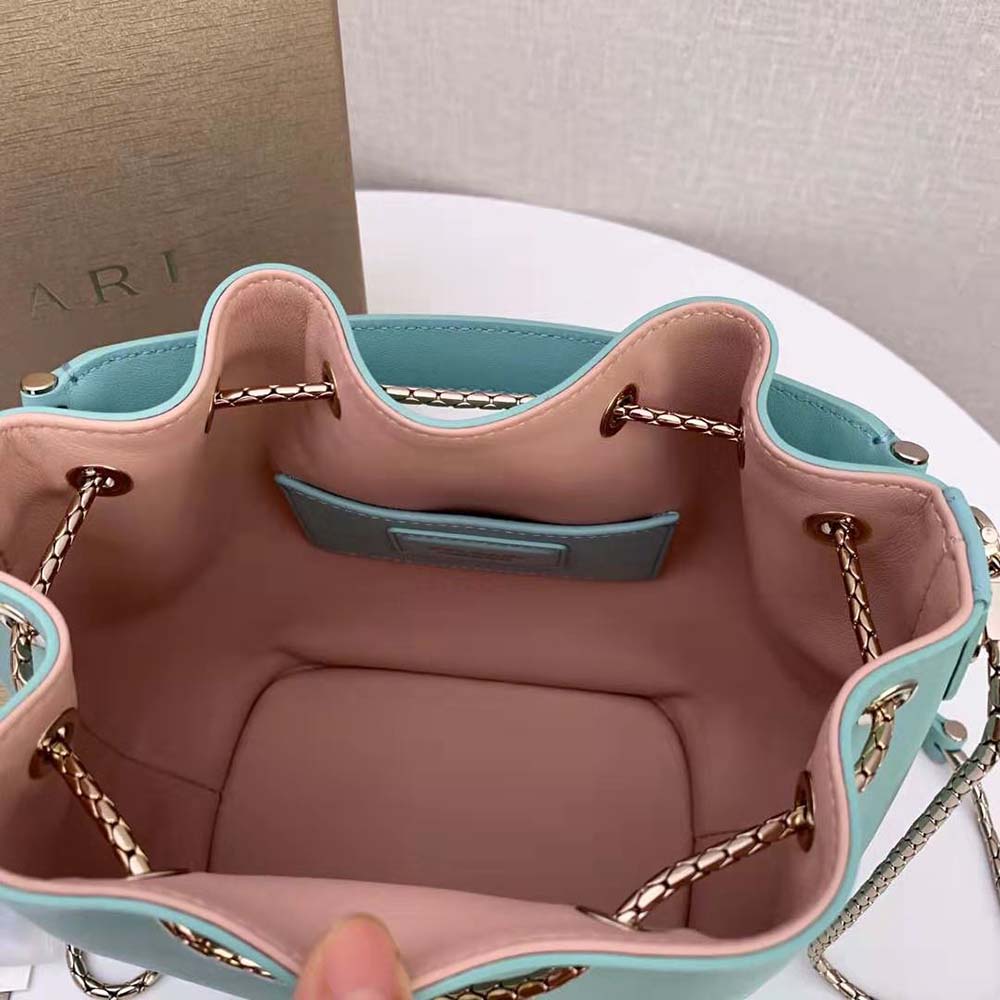 Bvlgari Women Serpenti Forever Bucket Bag-Aqua - image 7
