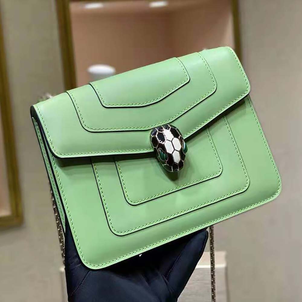 Bvlgari Women Serpenti Forever Crossbody Bag-Green - image 5