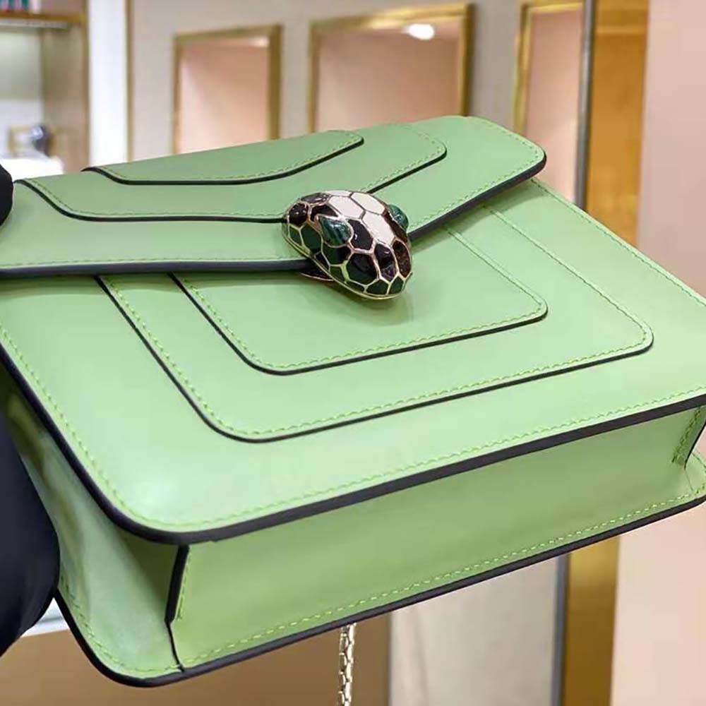 Bvlgari Women Serpenti Forever Crossbody Bag-Green - image 6