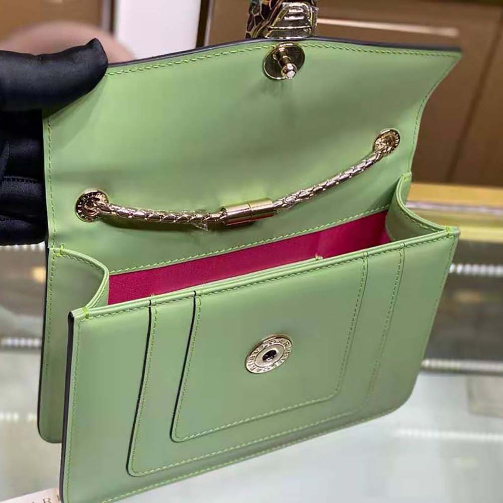Bvlgari Women Serpenti Forever Crossbody Bag-Green - image 9