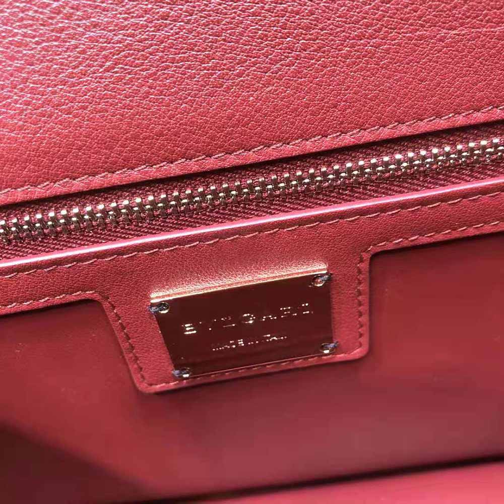 Bvlgari Women Serpenti Forever Shoulder Bag-Red - image 10
