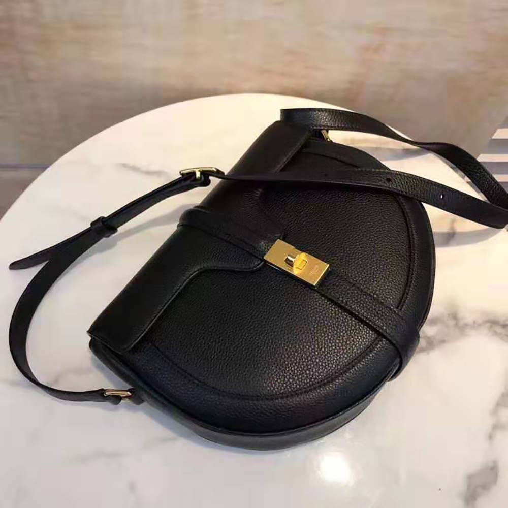 Celine Women Besace 16 in Grained Calfskin-Black - image 4