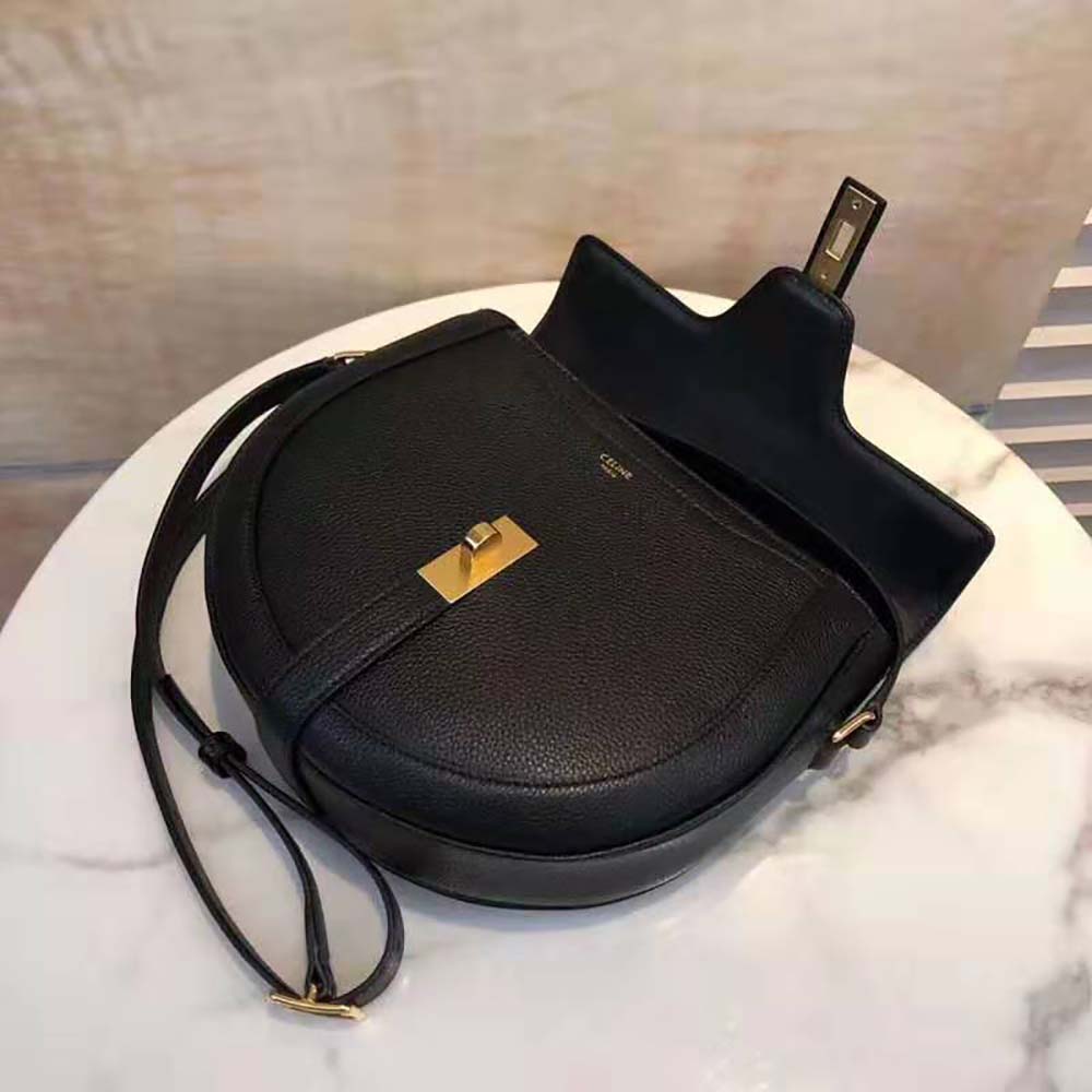Celine Women Besace 16 in Grained Calfskin-Black - image 6