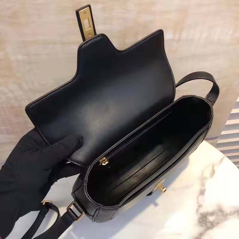 Celine Women Besace 16 in Grained Calfskin-Black - image 7