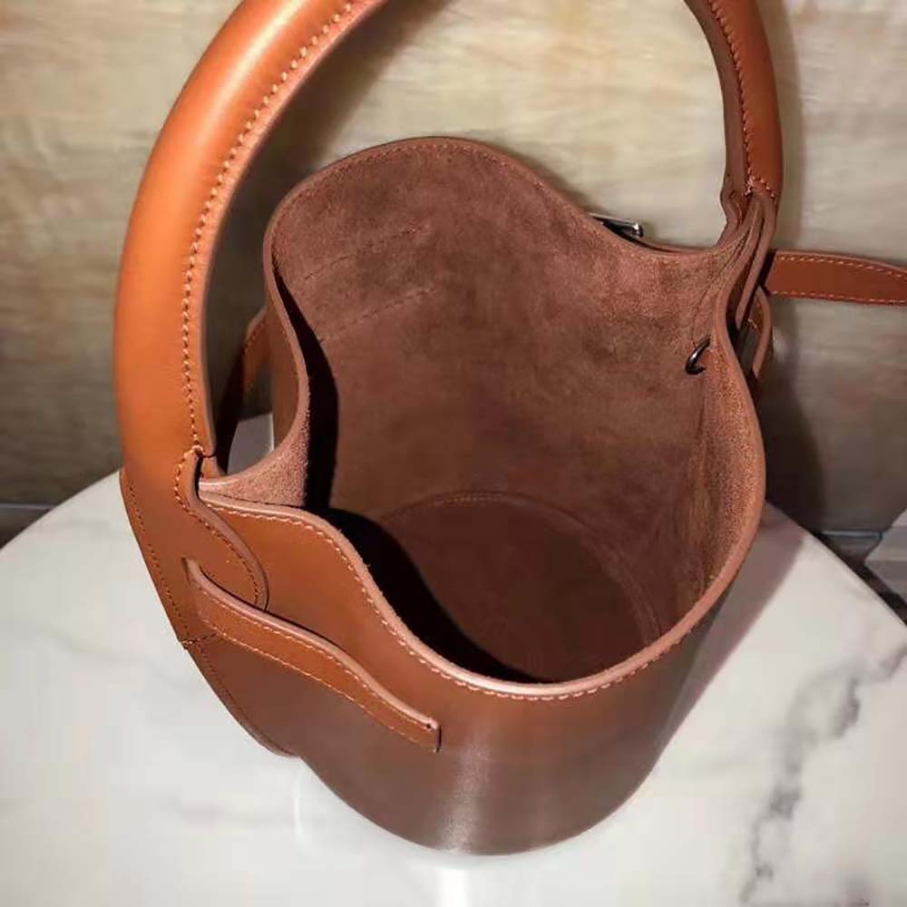 Celine Women Big Bag Nano Bucket in Smooth Calfskin-Brown - image 8