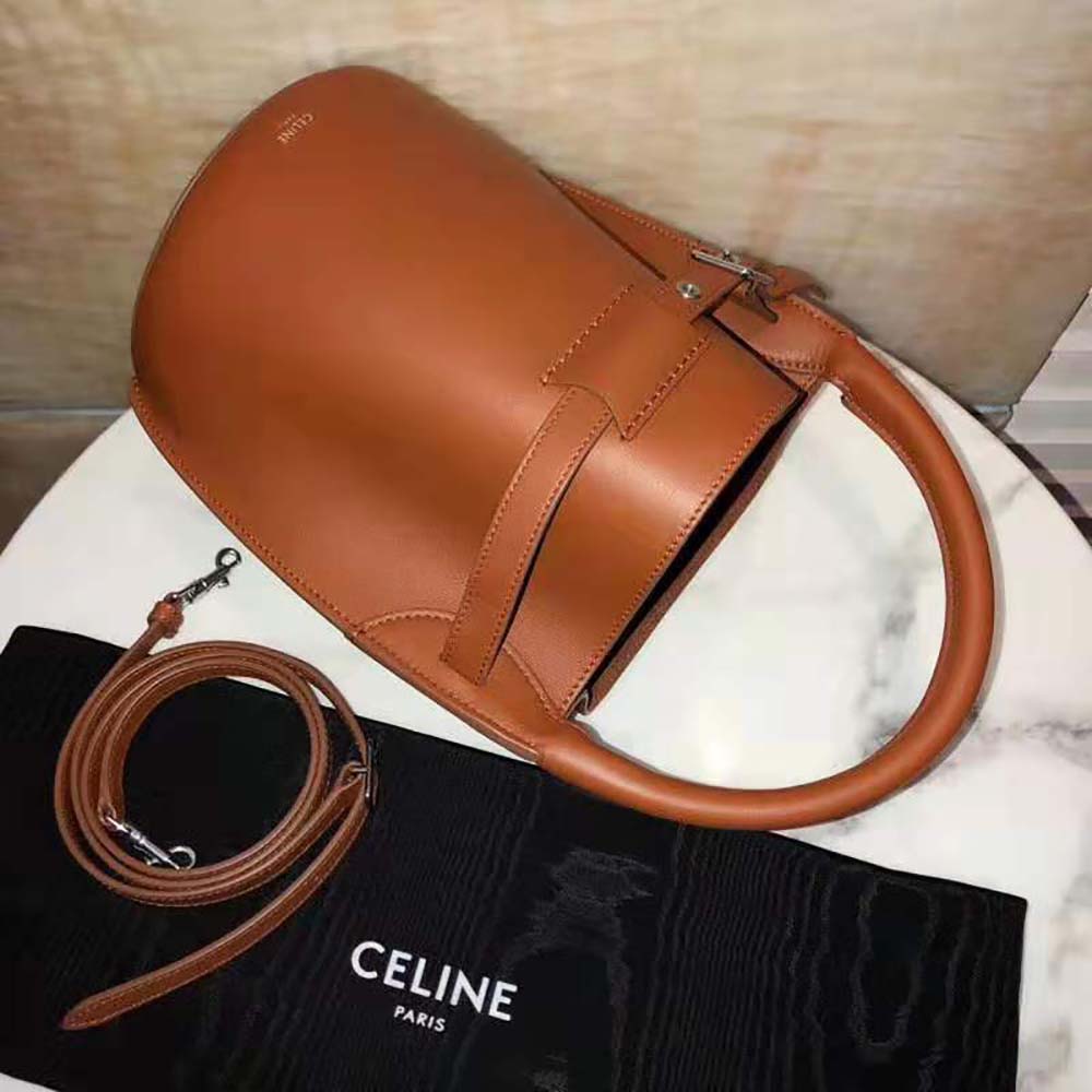 Celine Women Big Bag Nano Bucket in Smooth Calfskin-Brown - image 4